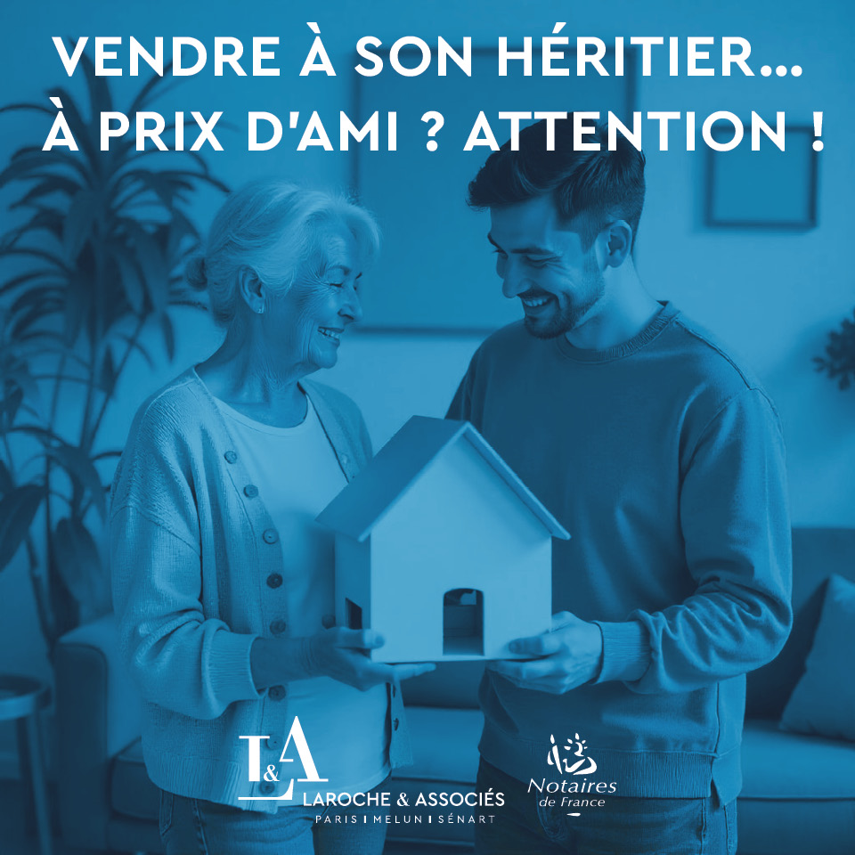 Vendre à son héritier à prix réduit : attention à la requalification en libéralité